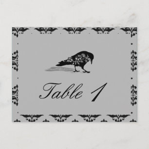 Cartão Postal Números da Tabela de Casamento de Quadro Gótico Ra