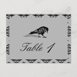 Cartão Postal Números da Tabela de Casamento de Quadro Gótico Ra