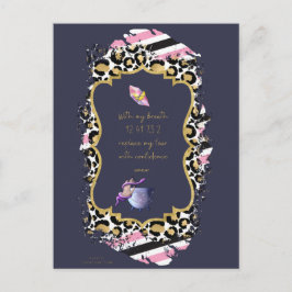 Cartão Postal Números de Grabovoi para Liberdade do Medo