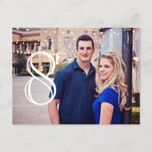 Cartão Postal Números de Tabela com Imagem Pessoal