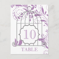 Números de tabela de casamentos violetas africanos