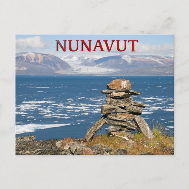 Cartão Postal Nunavut, Canadá (Frente)