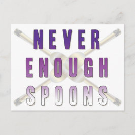 Cartão Postal Nunca Chega De Colheres