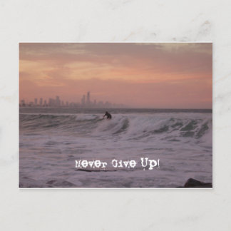 Cartão Postal Nunca Desista!