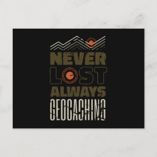 Cartão Postal Nunca Perdeu Sempre Geocaching Geocacher