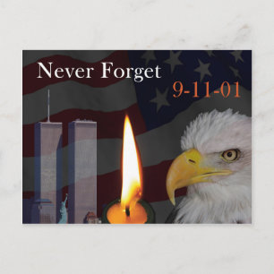 Cartão Postal Nunca se esqueça do 9-11-01