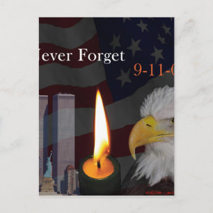 Cartão Postal Nunca se esqueça do 9-11-01
