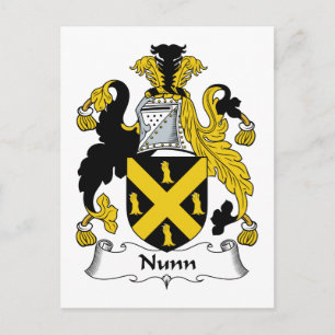 Cartão Postal Nunn Family Crest