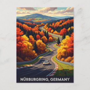 Cartão Postal Nürburgring Alemanha Viagem