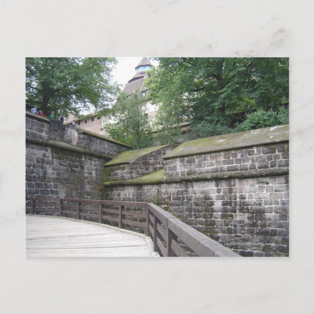 Cartão Postal Nurenberg Wall (Frente)