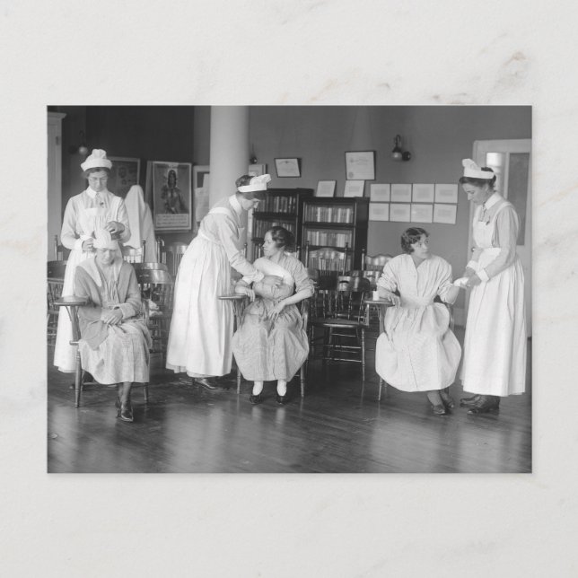Cartão Postal Nursing School, early 1900s (Frente)