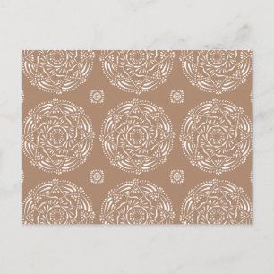 Cartão Postal Nutmeg Mandala