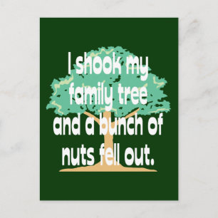 Cartão Postal Nutty Family