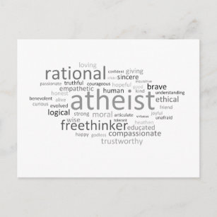 Cartão Postal Nuvem Ateista