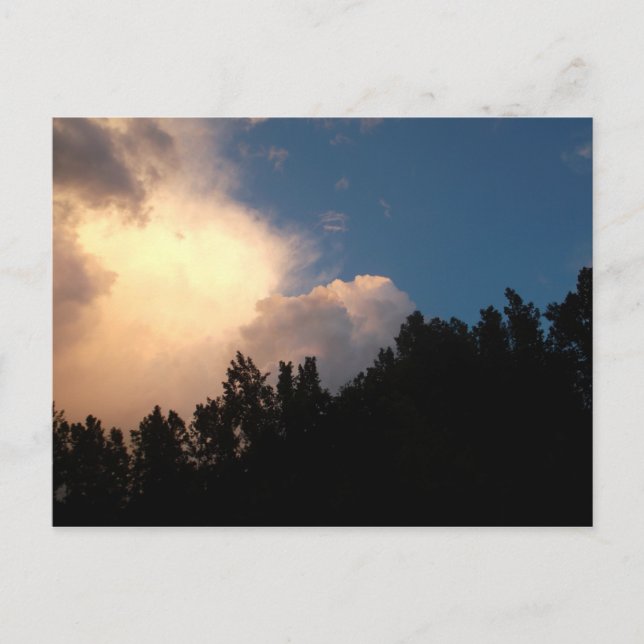 Cartão Postal Nuvem brilhante (Frente)