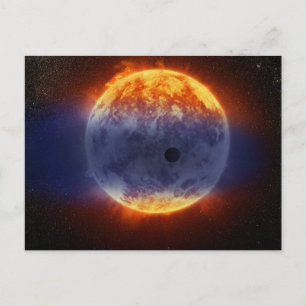 Cartão Postal Nuvem De Gás De Hidrogênio Do Exoplaneta Gj 3470b