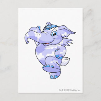 Cartão Postal Nuvem Elefante