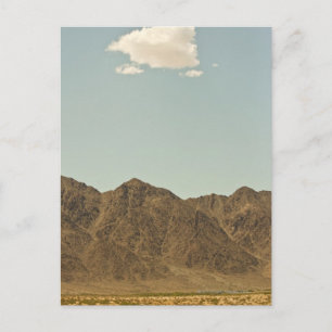 Cartão Postal Nuvem sobre o deserto de Nevada e montanhas