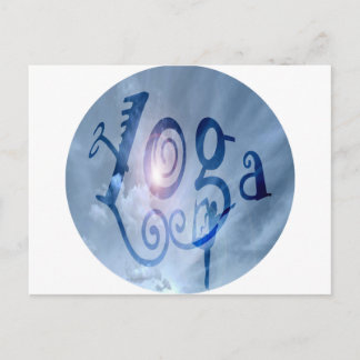 Cartão Postal Nuvens ao ar livre de ioga