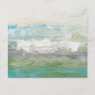 Cartão Postal Nuvens Brancas Superando Uma Linda Paisagem