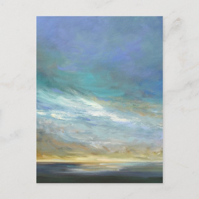 Cartão Postal Nuvens Costeiras (Frente)