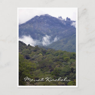 Cartão Postal nuvens de cinabalu