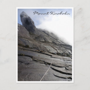 Cartão Postal nuvens de cordas de cinabalu