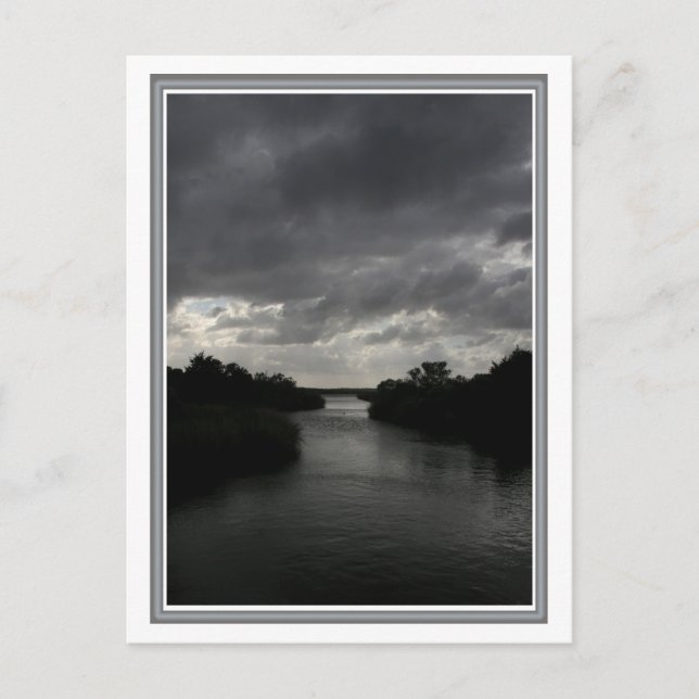 Cartão Postal Nuvens de Tempestade (Frente)