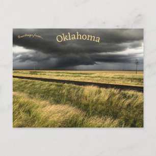 Cartão Postal Nuvens de Tempestade em Oklahoma