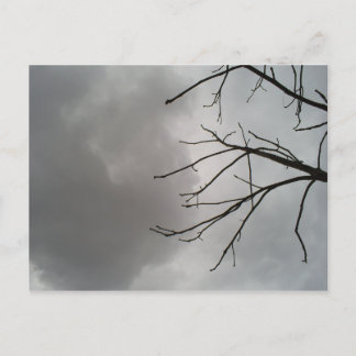 Cartão Postal Nuvens de Tempestade Escura