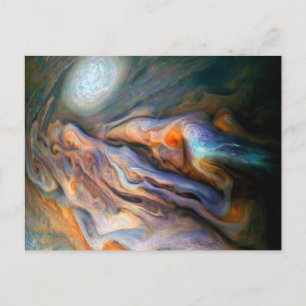 Cartão Postal Nuvens em espiral Cintura de temperatura do Norte 