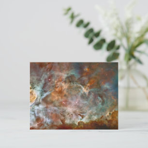 Cartão Postal Nuvens Escuras da Nebulosa de Carina Hubble Espaço