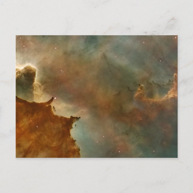 Cartão Postal Nuvens excelentes da Nebulosa Corina (Frente)