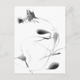 Cartão Postal Nuvens marítimas e cianoimpressão Lavanda