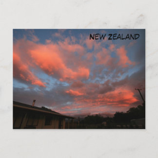 Cartão Postal Nuvens Rosa