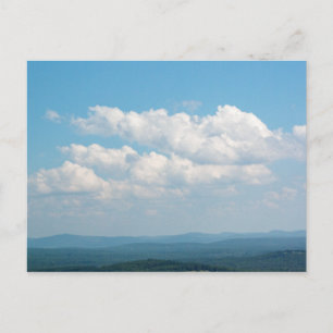 Cartão Postal Nuvens Sobre Montanhas