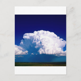 Cartão Postal Nuvens Thunderhead Sidney Nebraska