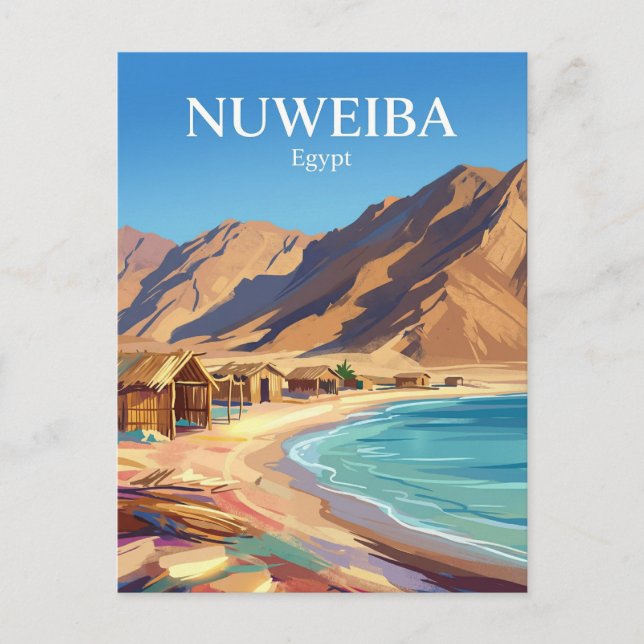 Cartão Postal Nuweiba Egito (Frente)