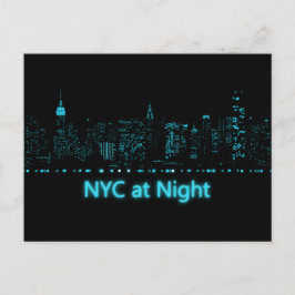 Cartão Postal NYC à Noite