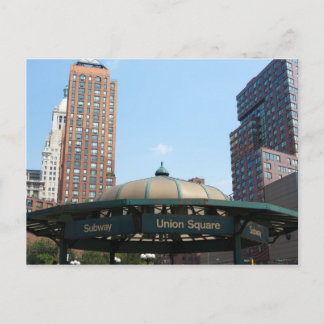 Cartão Postal NYC do Metrô Quadrado da União