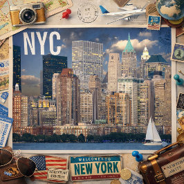 Cartão Postal NYC – The City That Never Pauses