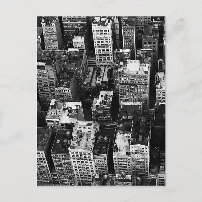 Cartão Postal NYC Water Towers (Frente)