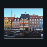 Cartão Postal Nyhavn Copenhagen Dinamarca<br><div class="desc">Olá! Espero que goste desta foto que tirei! Sinta-se livre para adicionar seu próprio texto e verifique minhas compras para mais!</div>