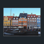 Cartão Postal Nyhavn Copenhagen Dinamarca<br><div class="desc">Olá! Espero que goste desta foto que tirei! Sinta-se livre para adicionar seu próprio texto e verifique minhas compras para mais!</div>