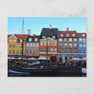 Cartão Postal Nyhavn Copenhagen Dinamarca