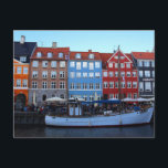 Cartão Postal Nyhavn Copenhagen Dinamarca<br><div class="desc">Olá! Espero que goste desta foto que tirei! Sinta-se livre para adicionar seu próprio texto e verifique minhas compras para mais!</div>