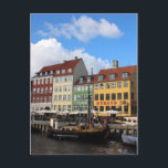 Cartão Postal Nyhavn Copenhagen Dinamarca<br><div class="desc">Olá! Espero que goste desta foto que tirei! Sinta-se livre para adicionar seu próprio texto e verifique minhas compras para mais!</div>