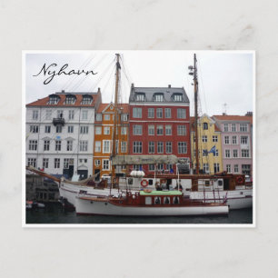 Cartão Postal Nyhavn Dinamarca