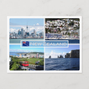 Cartão Postal NZ Auckland Skyline - Wellington panorama -