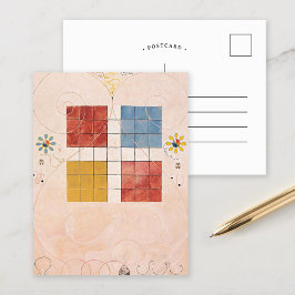 Cartão Postal O 10 maior número 10 | Hilma af Klint